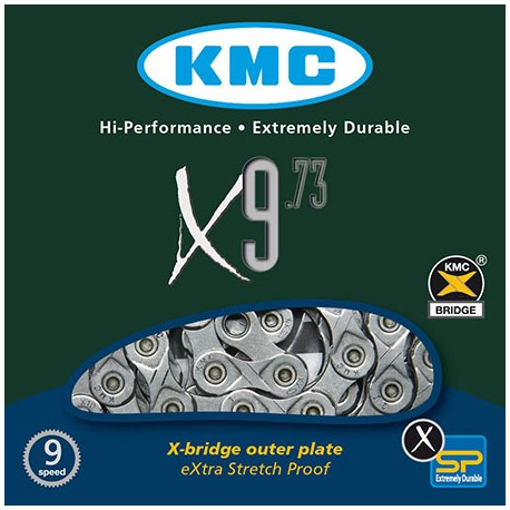 CADENA KMC X9-73G 116 pasos 9V