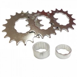 Kit piñones Singlespeed para nucleo de cassette