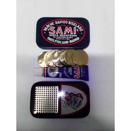 Caja 10 parches SAMI chapa