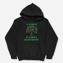 Sudadera hoodie Olivos 100% algodón