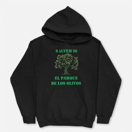 Sudadera hoodie Olivos 100% algodón