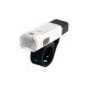 Faro delantero USB 1 LED UNION Blanco/Negro