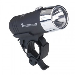 Faro delantero USB 2 LED LAVA Negro/Blanco