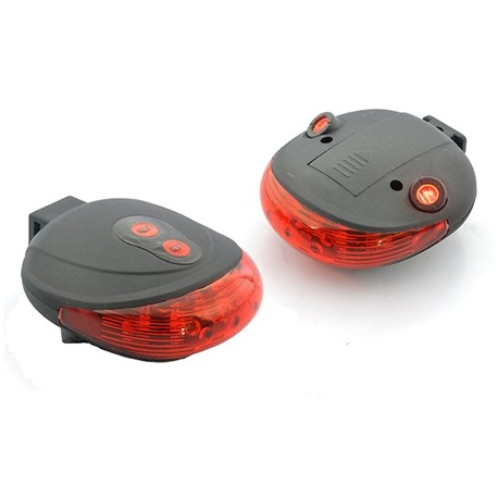 Piloto trasero con 3 Leds y 8 funciones con laser